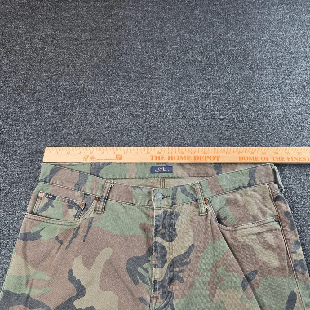 Polo Ralph Lauren Sullivan Slim Camo Pants Mens 38x30 Woodland Camouflage Jeans